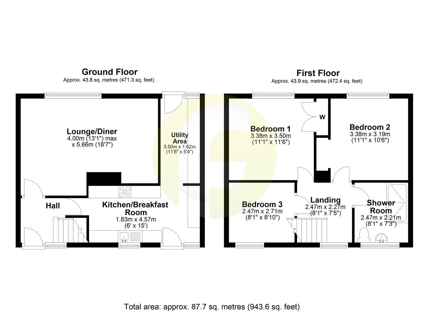 Floorplan.Devon Road, North Shields